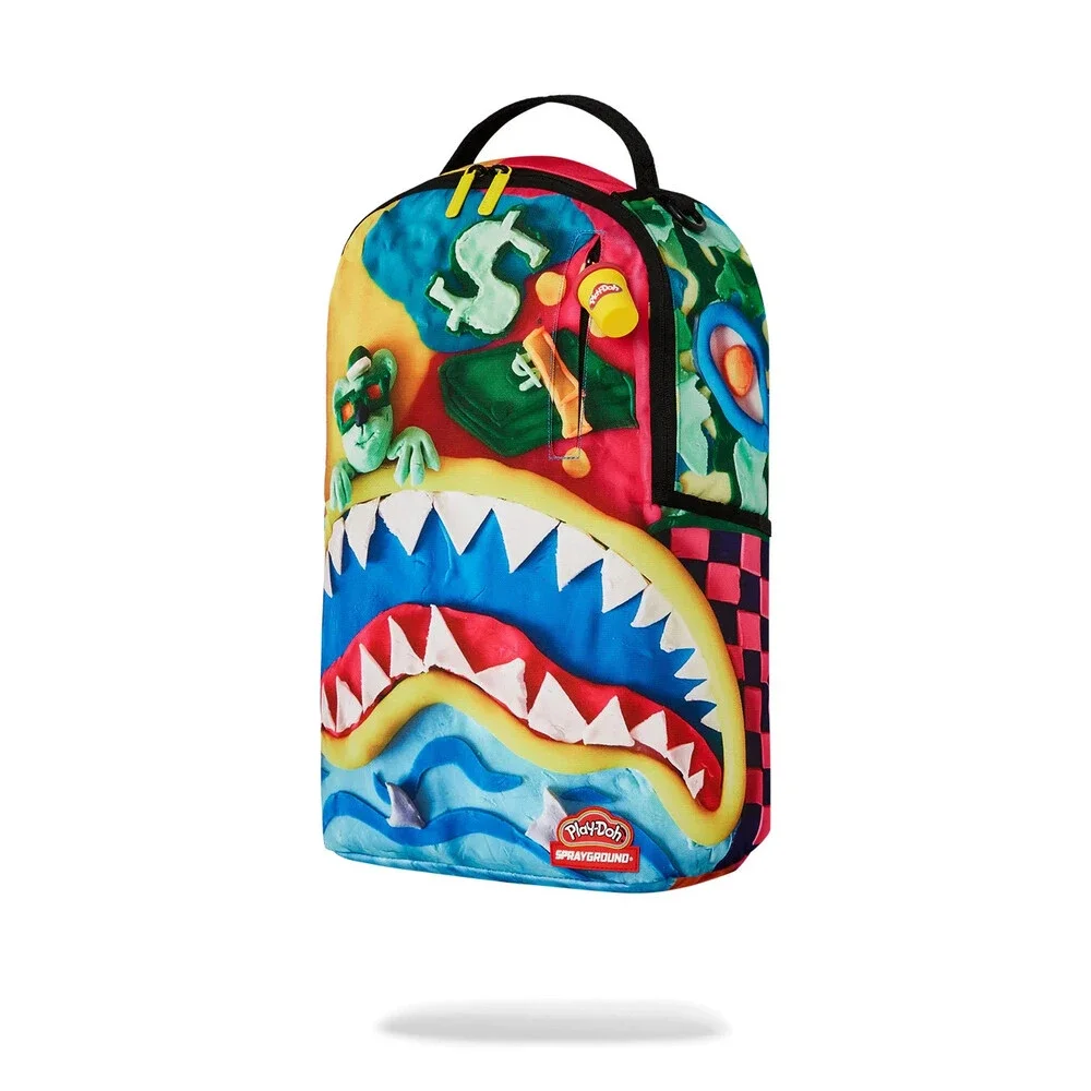 Sprayground Made of Real Playdoh Dlxsr Backpack Lifestyle Laptop Bag DSB111 - Picture 3 of 15